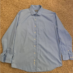 Kenneth Cole Men's Button Down (Blue)- Size XL
